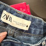 ZARA  Straight / Wide Leg Denim Jeans Classic Blue Size 10 Photo 8