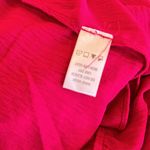 Max Studio NWT   ONE SHOULDER TIRED MAXI DRESS POCKETS IN COLOR CERISE Photo 7