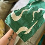 Cotton On  Low Rise Green and White Swirl Straight Jeans sz4 Photo 6