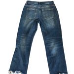 We The Free Maggie Mid Rise Straight Leg Jeans Sz. 26 Frayed Raw Hem Boho Fest Photo 3