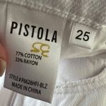 Pistola ‎ Jeans Size 25 Presley High Rise Relaxed Roller Ankle Crop White NWT Photo 9