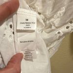 Cupshe NWT  Size Medium Vanilla Dune White Cover-Up Mini Dress Photo 6