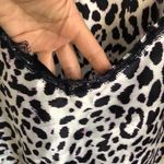 Victoria's Secret Victoria’s Secret Whitish/Silver Eggplant/Light Pink Lace Leopard Print Slip Photo 9