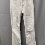 ZARA Women's White Jeans/Pants High Rise/Flare Size 4 x 33" SKU 2640 Photo 0