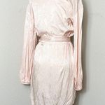 NWT AFRM Light Blush Mini Wrap Dress Photo 3