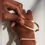 MONICA VINADER Signature Thin Bangle 18k Gold Vermeil, BN WITH BOX, Small, $425 Photo 3