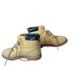 Esprit  | 6.5 | chamois suede utility boot hiking lug women Ankle Bootie leather Photo 3