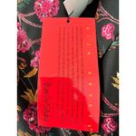 Diane Von Furstenberg NWT DFV Diane Von Furstenburg Silk Assets Blazer Jacket Moody Dark Romance Med Photo 5