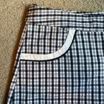 IZOD Golf Black And White Plaid Skirt Athletic Skort Photo 1