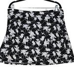 Tranquility By Colorado Clothing Athletic Floral Silhouette Stretch Skort S Black Photo 0