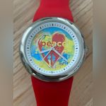 Fruitz by Philip Stein Rare Edition Watch Peace Love Natural Frequency Tech Red Photo 2