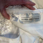 Gloria Vanderbilt Stunning Vintage 90s  Lace Cutout Wedding Gown! Photo 7