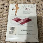 Hanes NEW Alive Pantyhose Full Support Control Top Style 810 Size C Barely Black Photo 2