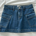 Princess Polly  Zakai Cargo Denim Mini Skirt Photo 0