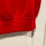 VTG Montgomery Ward Size S Red High Neck Short Sleeve Banded Waist Sweatshirt Photo 5