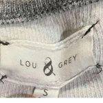 Lou & grey  Heathered gray long sleeve sweater size small Photo 2