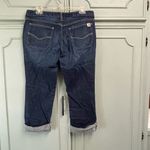 Carhartt Curvy Fit Capri Cropped Jeans Size 10 Cuffed Photo 3