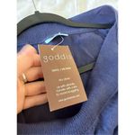 NWT Goddis Navy Blue Cotton Blend Knit Sweater/ Mini Dress, Size: Med/Small Photo 3