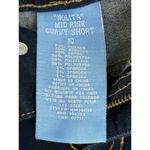 Hydraulic Women's Nolita Mid Rise Denim Shorts Size 10 Dark Wash Stretch Curvy Photo 4