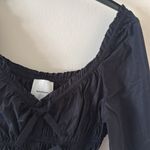 Reformation  Lauryn Top Black, Size 10, $168 Photo 10