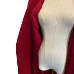 Forecaster of Boston Vintage 100% Wool Coat Retro 80's Long Red Lined USA SZ 16 Photo 9