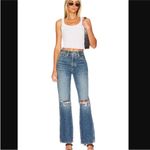 RE/DONE 90s High Rise Loose Jeans NWT size 29 Destroyed Mar Blue Straight Leg Photo 10