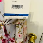 Anne Klein Silver Floral Multi Colored Dress XL Photo 6