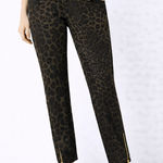 ZARA  Olive and Black Leopard Print Pants Photo 0