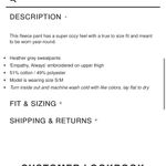 The Mayfair Group Empathy Always Gray Sweatpants Size undefined Photo 3