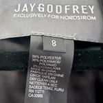 JAYGODFREY Abstract Sheath party Cocktail sweetheart neckline dress size 8 NWT Gray Photo 5