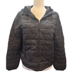 Copper Key  Womens Puffer Jacket Size M Black Lightweight Hooded Zip Up‎ Photo 0