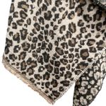 Altare Poncho Cape Animal Print Taupe Brown Black One Size New Photo 5