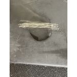 14KT Solid White Fine Gold 6mm Round White Pearl And Diamond Pendant TESTED Silver Photo 5