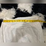 Grace Elements  100% Cotton White Flowy Midi Skirt Size Large Photo 4