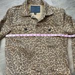 Lucky Brand  | Leopard Tomboy Trucker Denim Jacket Size Medium Photo 11