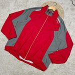 Saucony  Women’s Full Zip Longsleeve Windbreaker Running Red Athletic Size XXL Photo 0