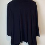 NWT Choices Black Amelia Island Ruffle Front Stretch Cardigan Large L Jacket Photo 5