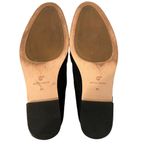 Corso Como Clarrah Black Pebbled Leather Loafers Size 8M Silver-Tone Buckle Photo 7