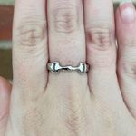 Red Saguaro Trading Post Genuine Sterling Silver Snaffle Bit Ring Size 8 Photo 0