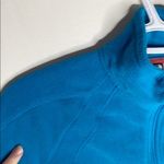 The North Face teal fleece zip up jacket size S Photo 5