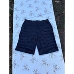 Ralph Lauren Active Women's Shorts Size 14 Black White Pinstripe Summer Spring‎ Photo 5