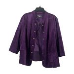 Roz & Ali Women's Dark Violet Jacket Photo 0