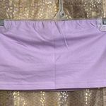 Aerie Lavender Purple Striped Strapless Tube Top, Large Photo 0