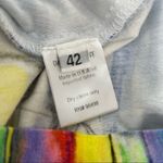 DANIELA CORTE REVOLVE Watercolor Bodycon Dress Womens Size Medium Coastal Unique White Photo 13