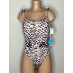 Anthropologie New. WET from L.A. zebra swimsuit. Large. Retails $148 Photo 2