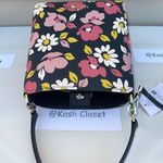 Kate Spade Blue Floral Printed Darcy Bucket Bag Photo 7