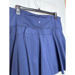 Athleta Ace Tennis Golf Skort Navy Blue Plus Size 2X Shorts Underneath Pleated Photo 2