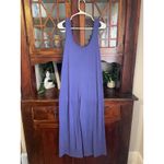 Marine layer ReSpun Ribbed Periwinkle Blue Wide Leg Jersey Jumpsuit S Photo 2
