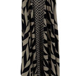 Monaco oversized Chevron Jumpsuit asymmetrical M coverup lightweight S neutral Black Photo 0