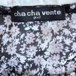 Cha Cha Vente Ditsy Floral Sheer Womens Top Boho Patchwork Crochet Insert PXL Pink Size undefined Photo 9